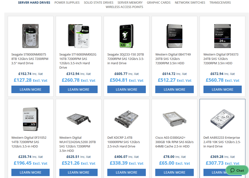 Hard Disk Direct UK screen 2